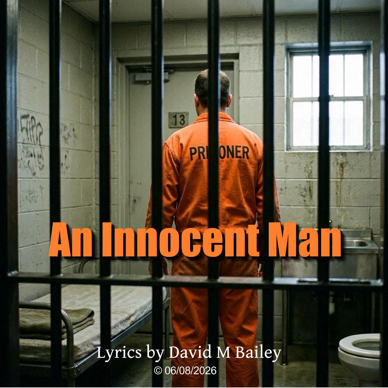 AI generated image for the song An Innocent Man